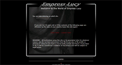 Desktop Screenshot of empresslucy.com